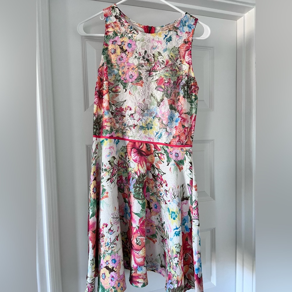 Vintage Floral fit and flare dress